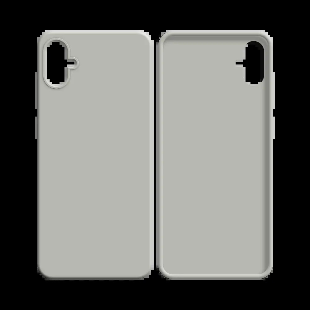 Coque silicone Samsung Galaxy A04e - Blanc - Vue 2