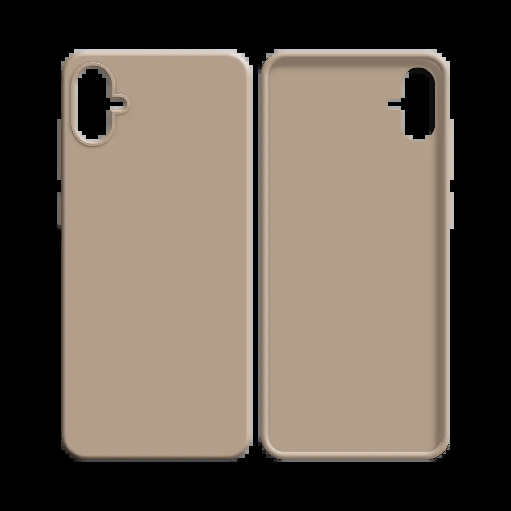 Coque silicone Samsung Galaxy A04e - Rose Gold - Vue 2