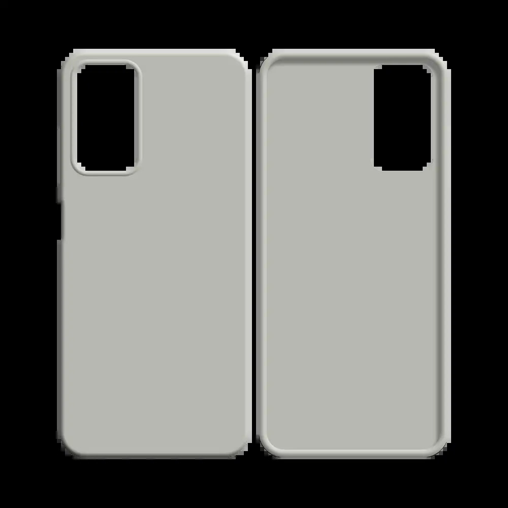 Coque silicone Samsung Galaxy A03s - Blanc - Vue 2