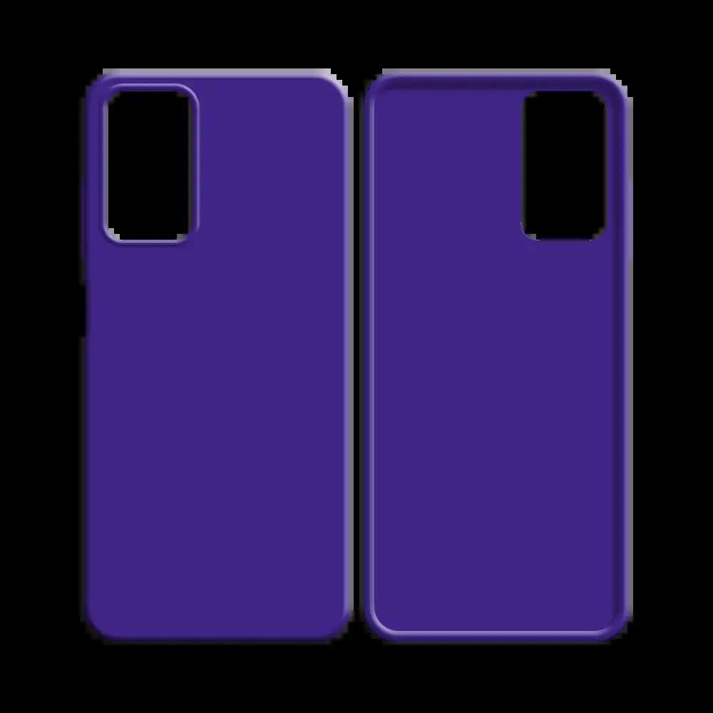 Coque silicone Samsung Galaxy A03s - Mauve - Vue 2