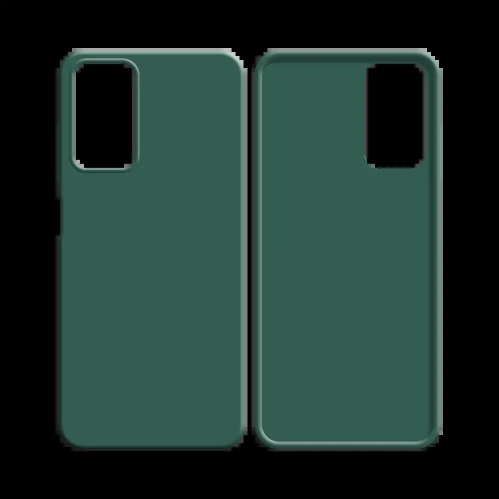 Coque silicone Samsung Galaxy A03s - Vert Foncé - Vue 2