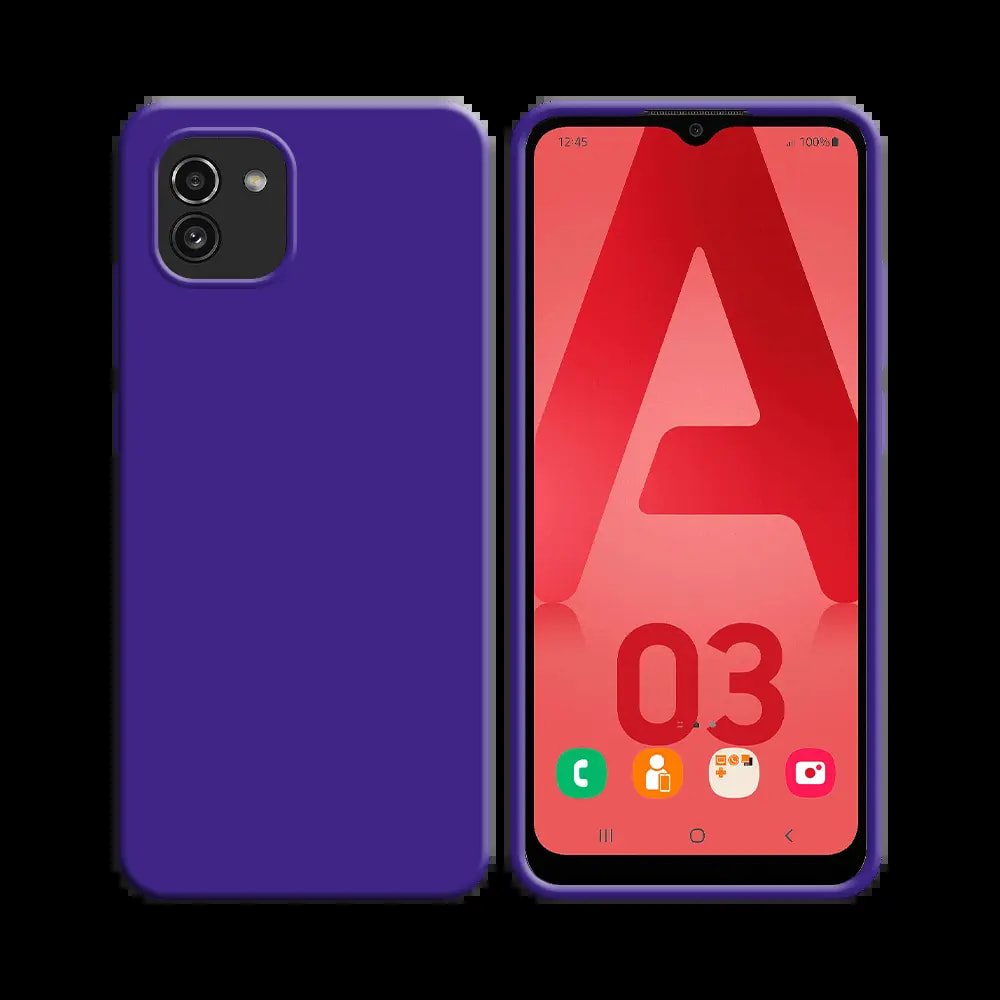 Coque silicone Samsung Galaxy A03 - Mauve