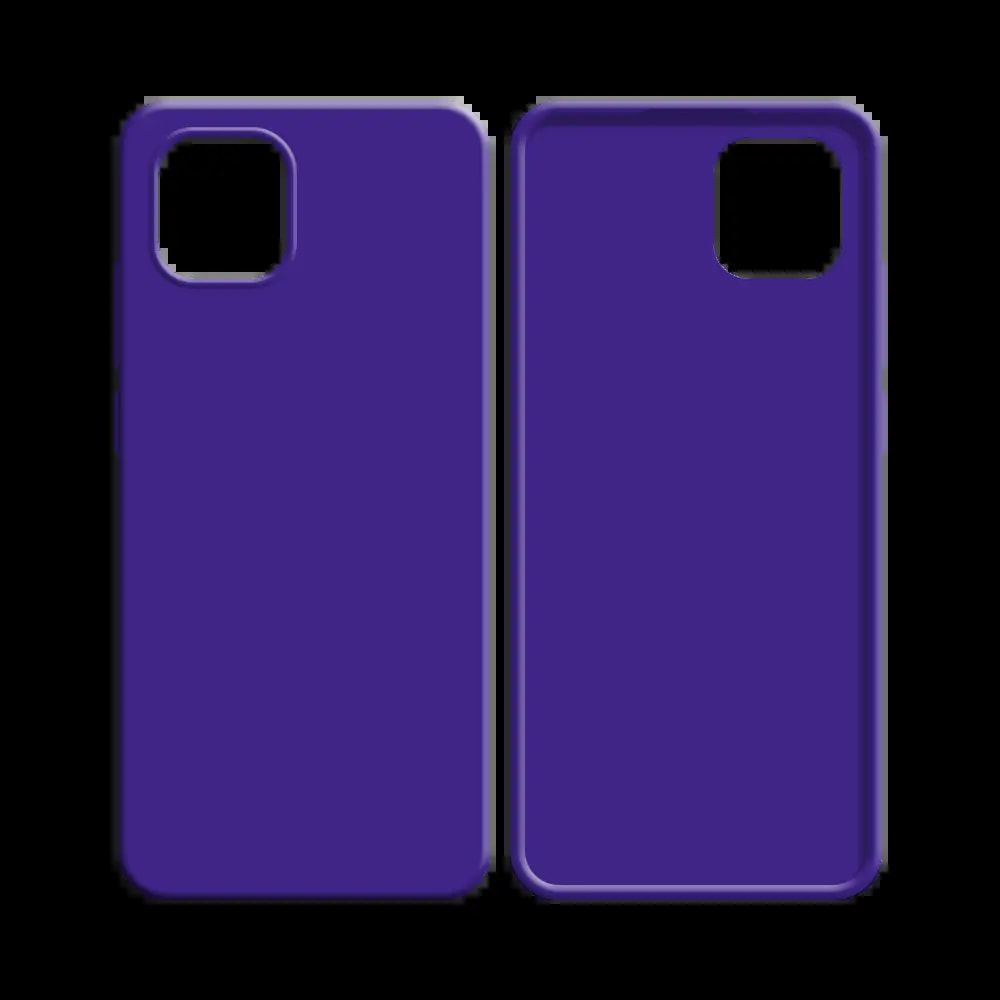 Coque silicone Samsung Galaxy A03 - Mauve - Vue 2