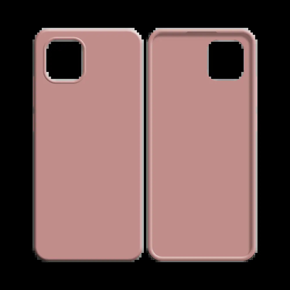 Coque silicone Samsung Galaxy A03 - Rose - Vue 2