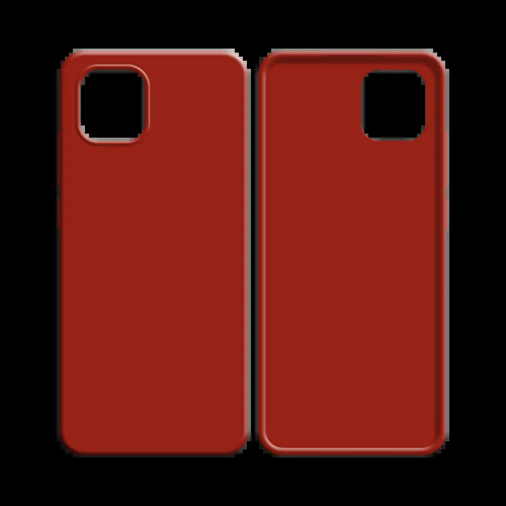 Coque silicone Samsung Galaxy A03 - Rouge - Vue 2