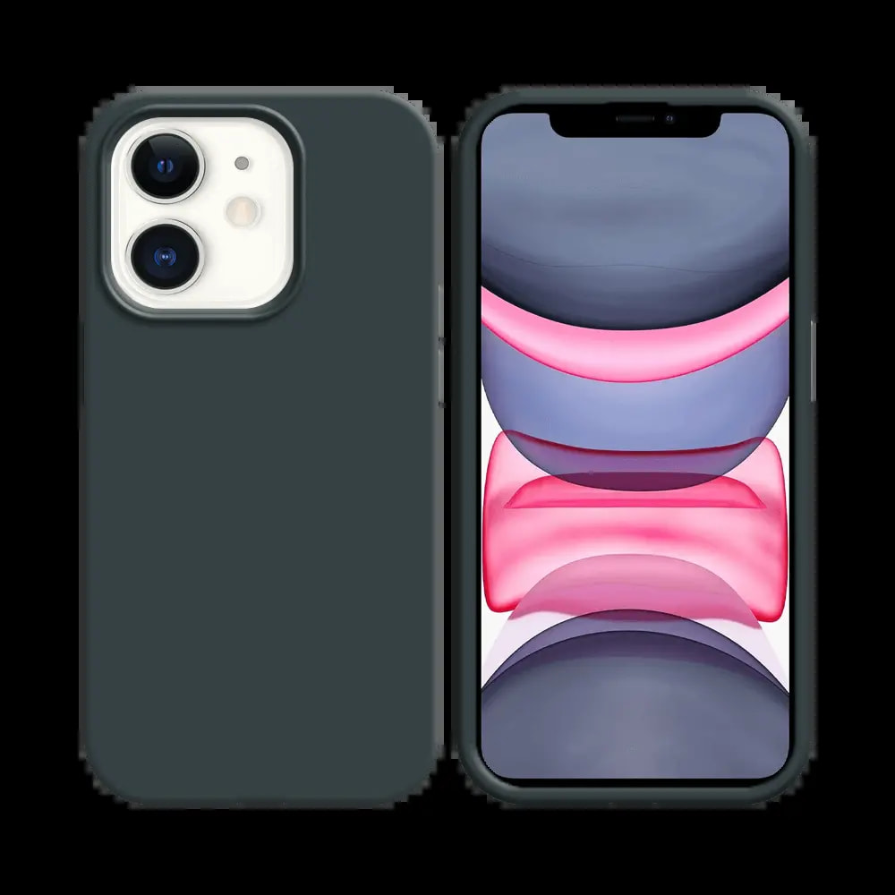 Coque silicone iPhone 11 - Noir