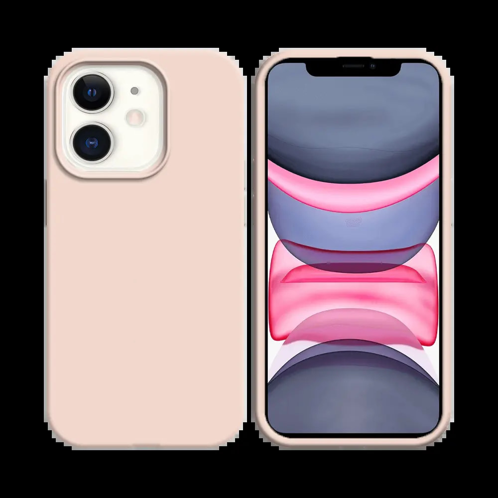 Coque silicone iPhone 11 - Rose Gold