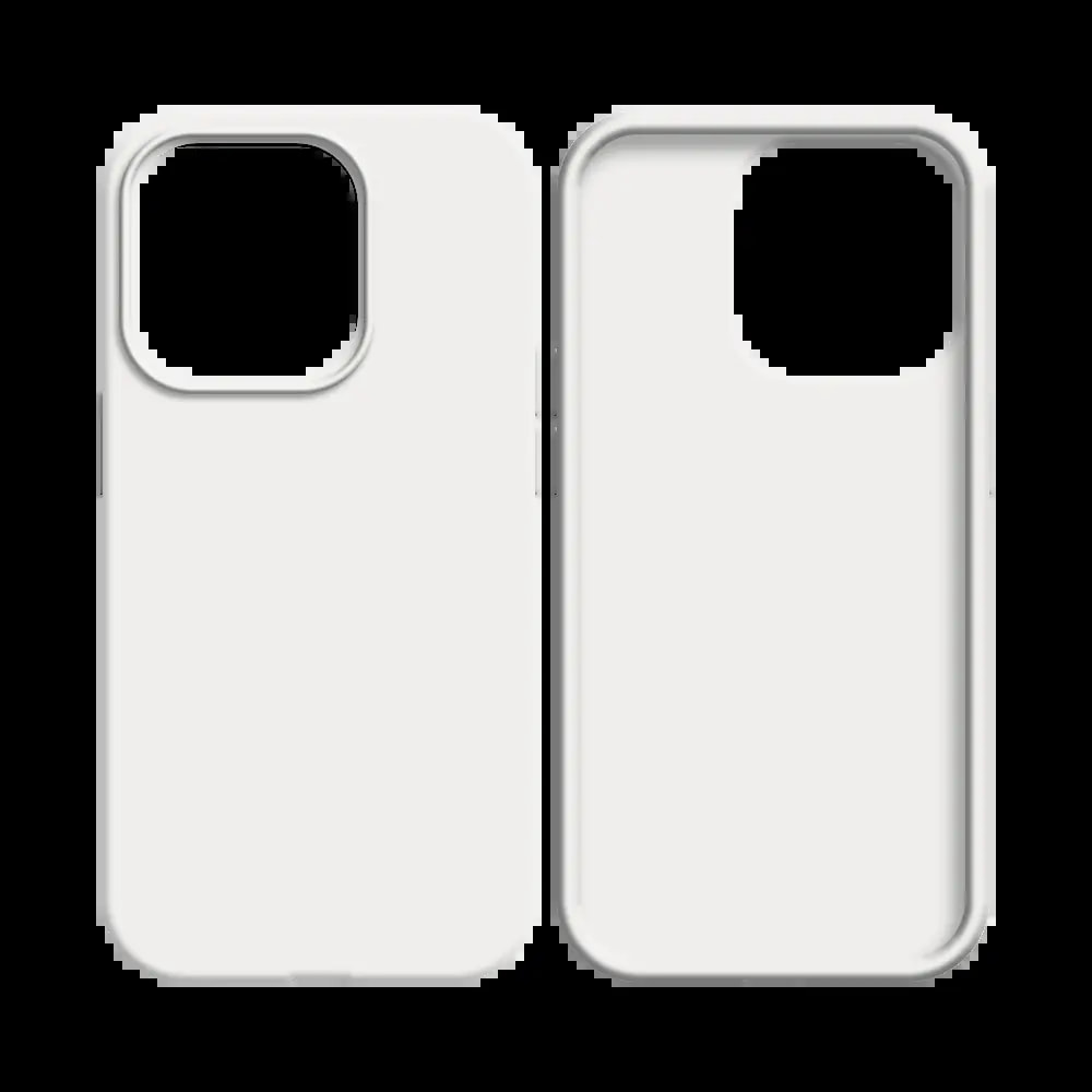 Coque silicone iPhone 11 - Blanc - Vue 2