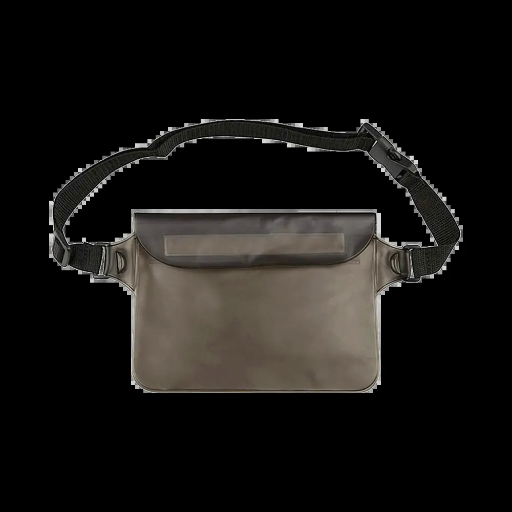 Pochette ceinture étanche pour smartphone et objets de valeur - Gris