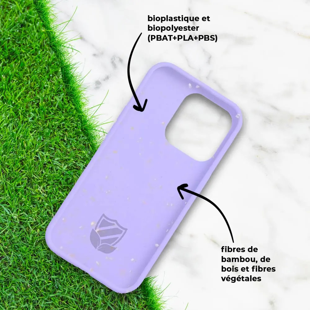 Coque bio iPhone 14 Pro - PROTECT Violet Clair - Vue 4