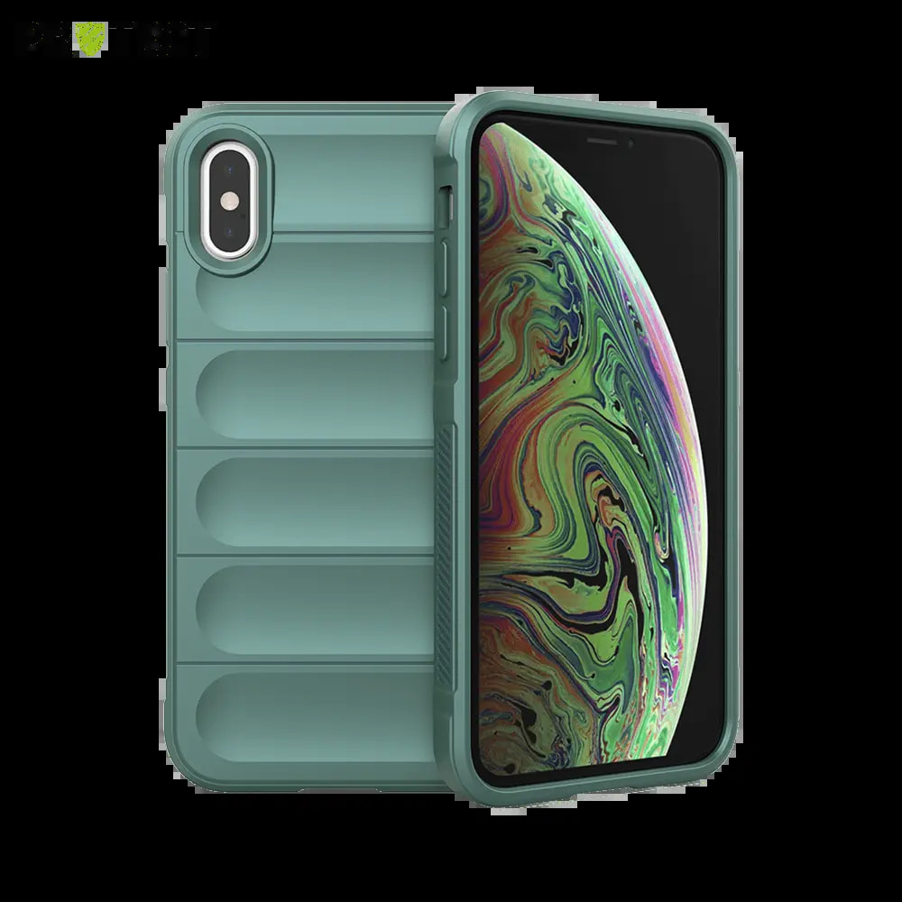 Coque de protection antichoc renforcée iPhone XS Max - PROTECT IX008 Vert Foncé