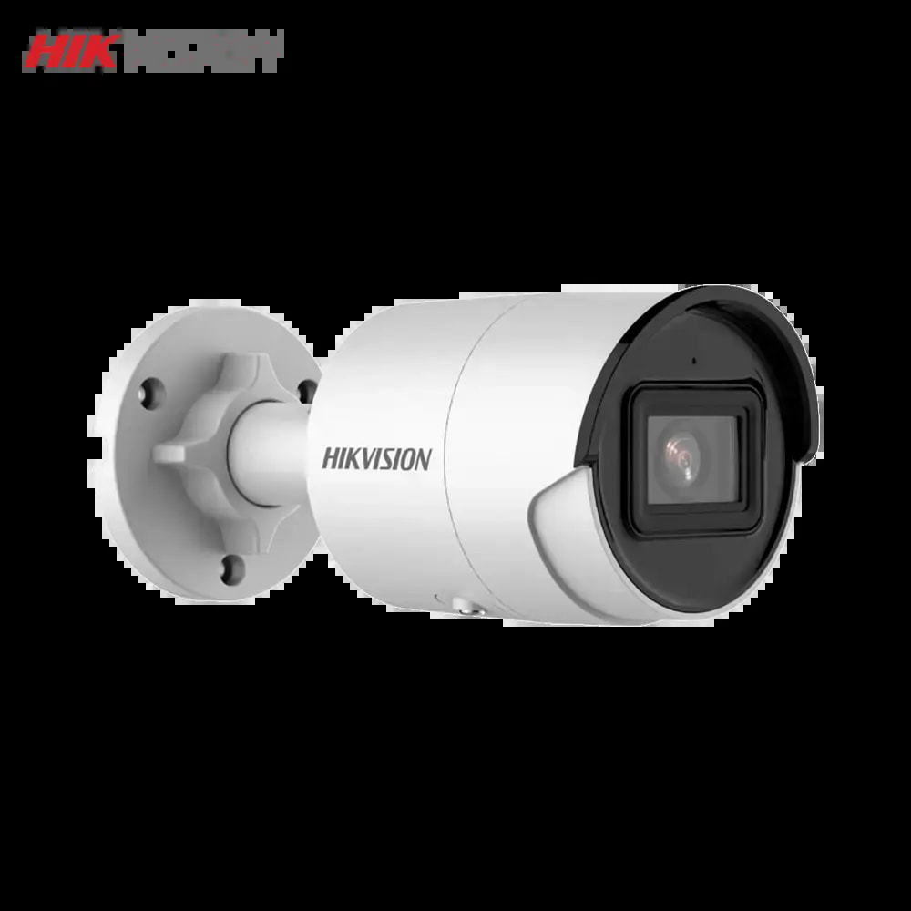 Caméra de Surveillance avec IA Hikvision (4mm) Mini Bullet 4MP IR & AcuSense Blanc
