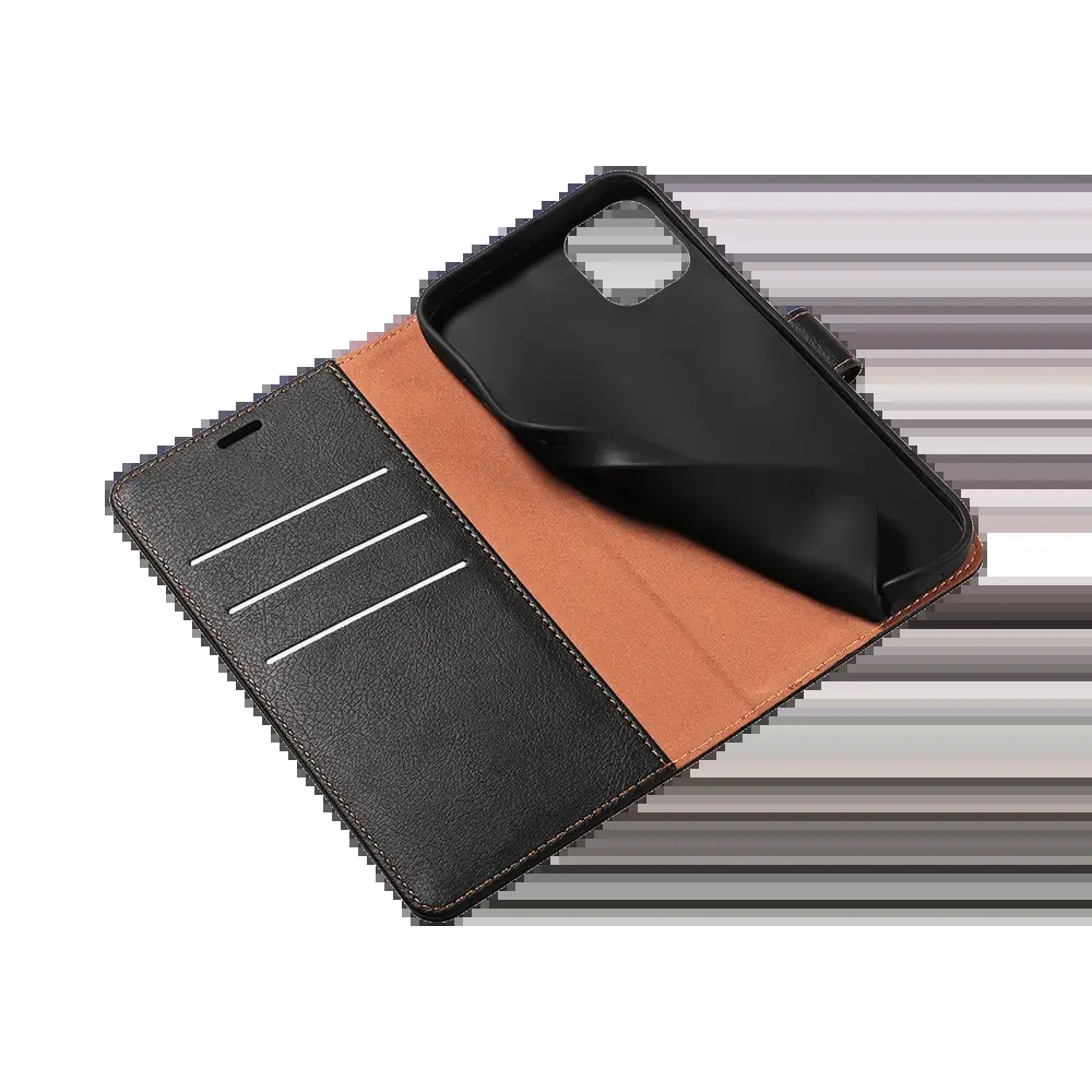 Housse folio anti-RFID iPhone 12 mini – PROTECT IP011 Noir - Vue 4
