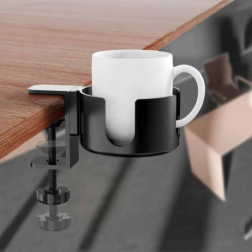 Porte-Gobelet de Bureau Noir - Vue 3