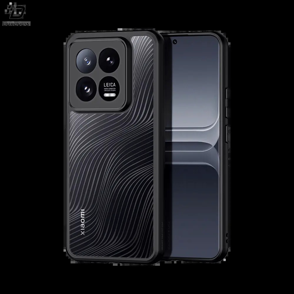 Coque Xiaomi 14 Pro anti-chocs finition mate - Dux Ducis Aimo Noir
