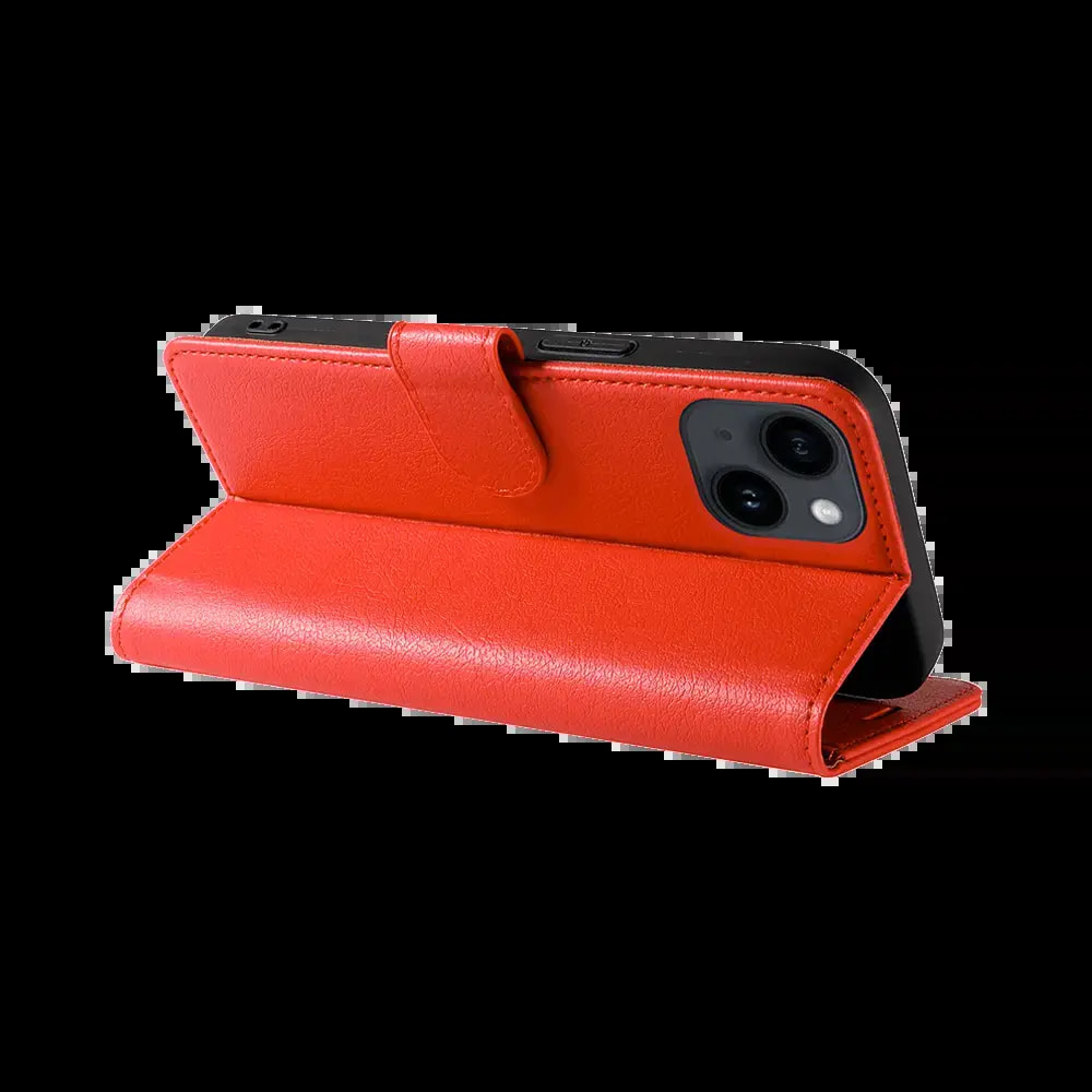 Housse folio anti-RFID iPhone 14 - PROTECT IP011 Rouge - Vue 4