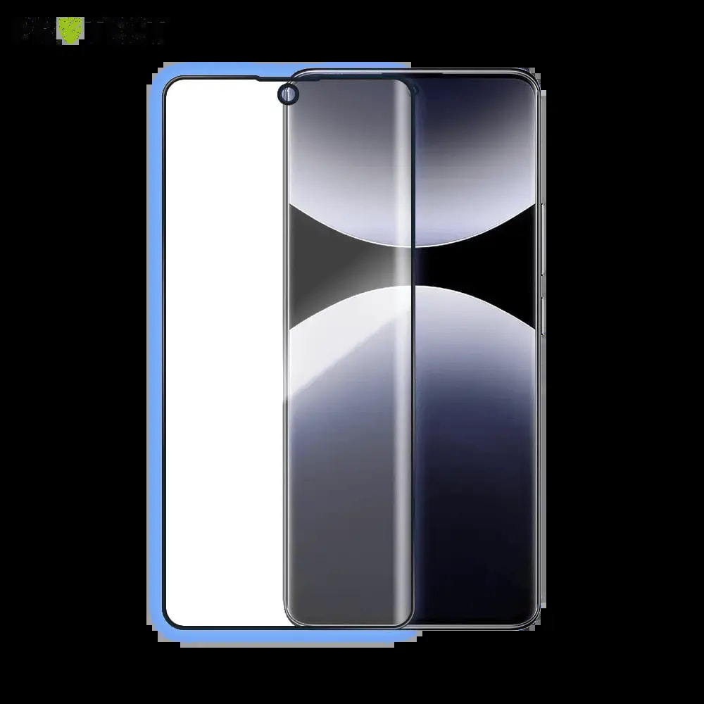 Verre trempé intégral 5D 9H – protection écran Xiaomi Redmi Note 14 Pro 5G – PROTECT Noir