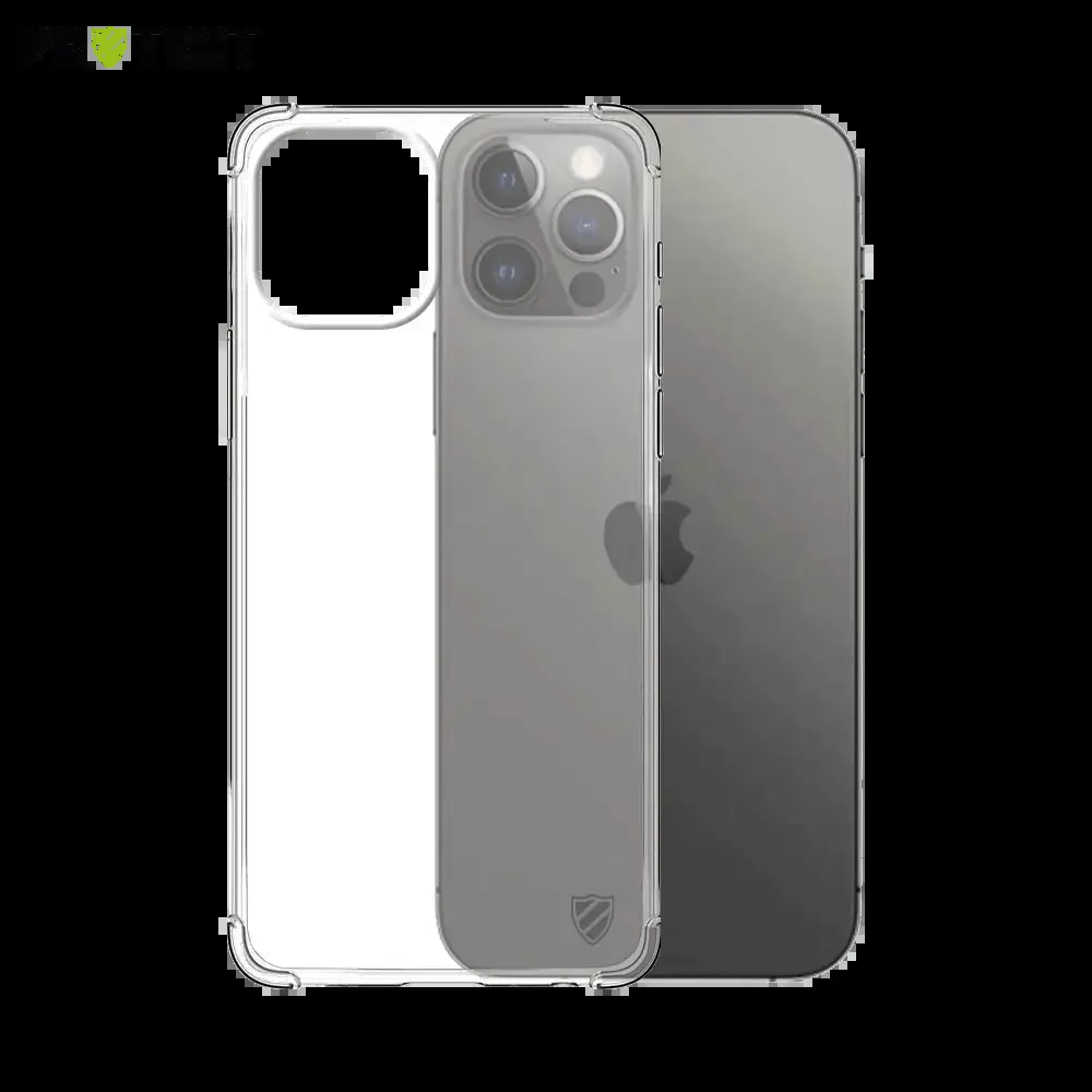 Coque antichoc renforcée transparente iPhone 12 Pro Max - silicone PROTECT