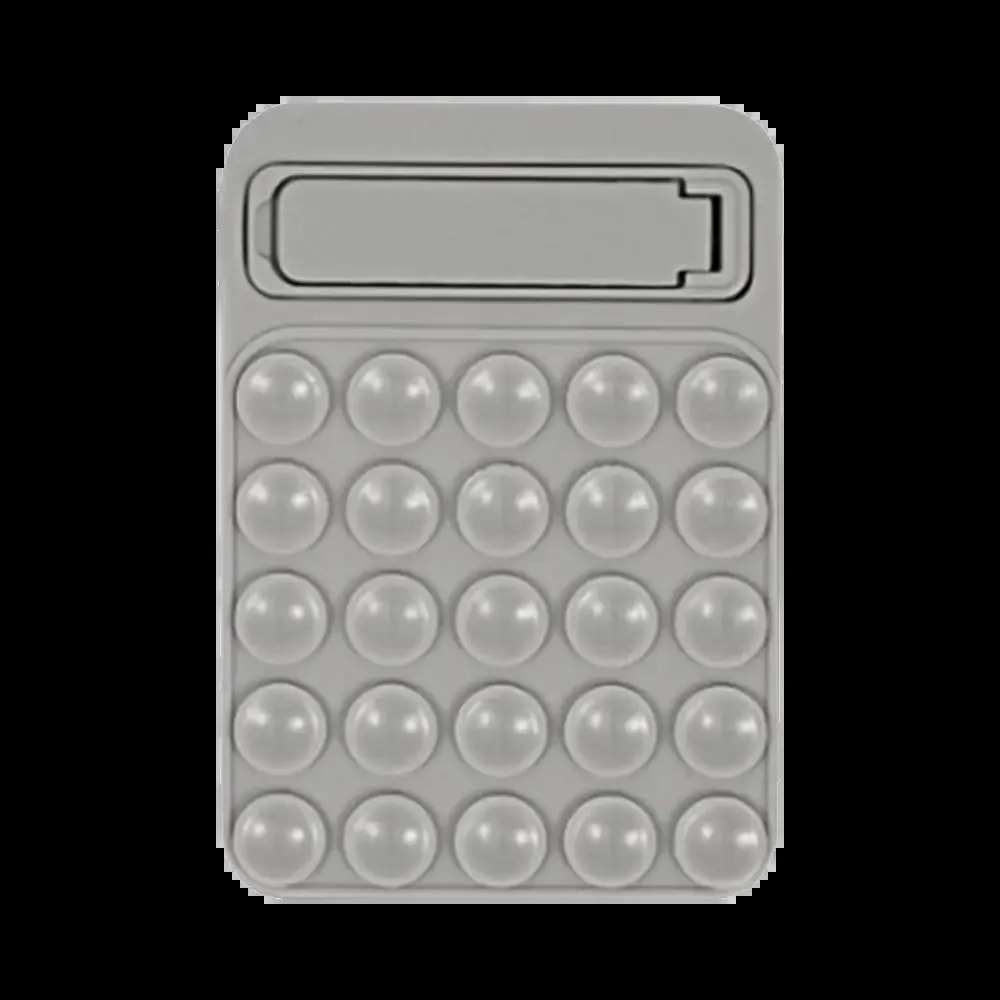 Support smartphone à ventouses silicone avec béquille intégrée - Gris