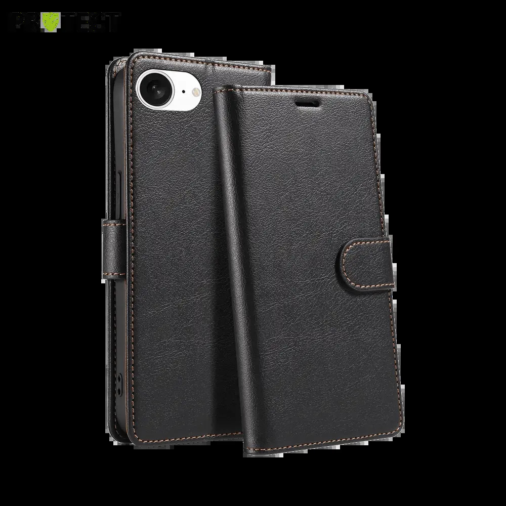 Housse folio anti-RFID iPhone 16e / 17e - PROTECT IP011 Noir