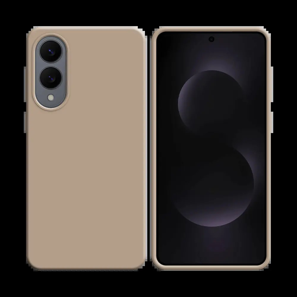 Coque silicone Samsung Galaxy S25 Edge - Rose Gold