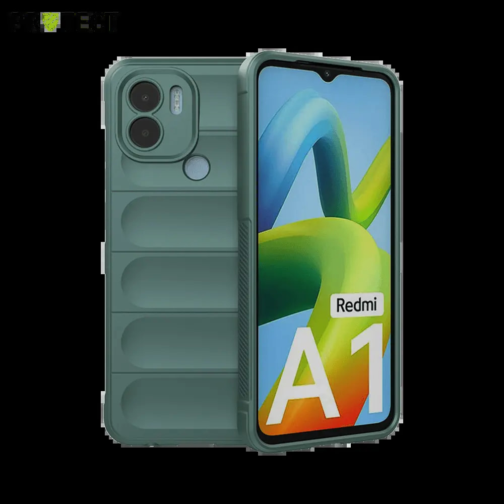Coque de protection antichoc renforcée – Xiaomi Redmi A1+ – PROTECT IX008 Vert Foncé
