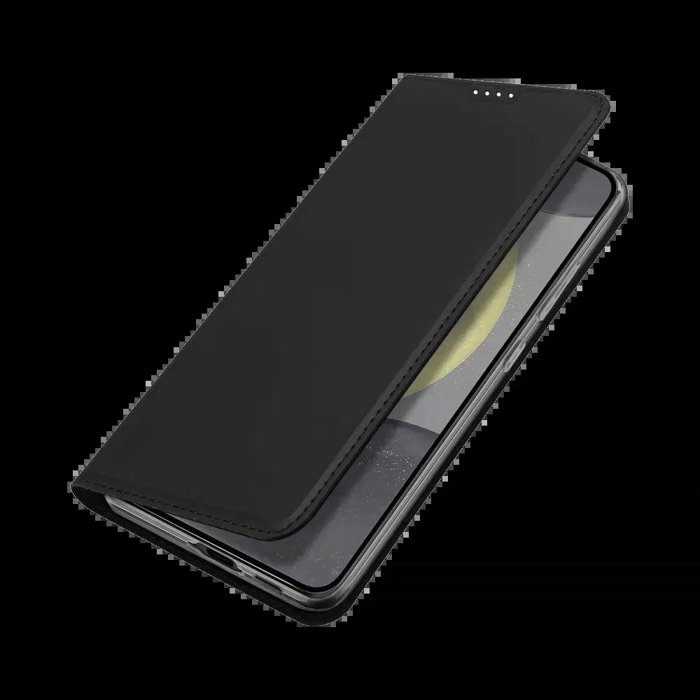 Housse folio Samsung Galaxy S24 FE porte-carte - Dux Ducis Skin Pro Noir - Vue 3