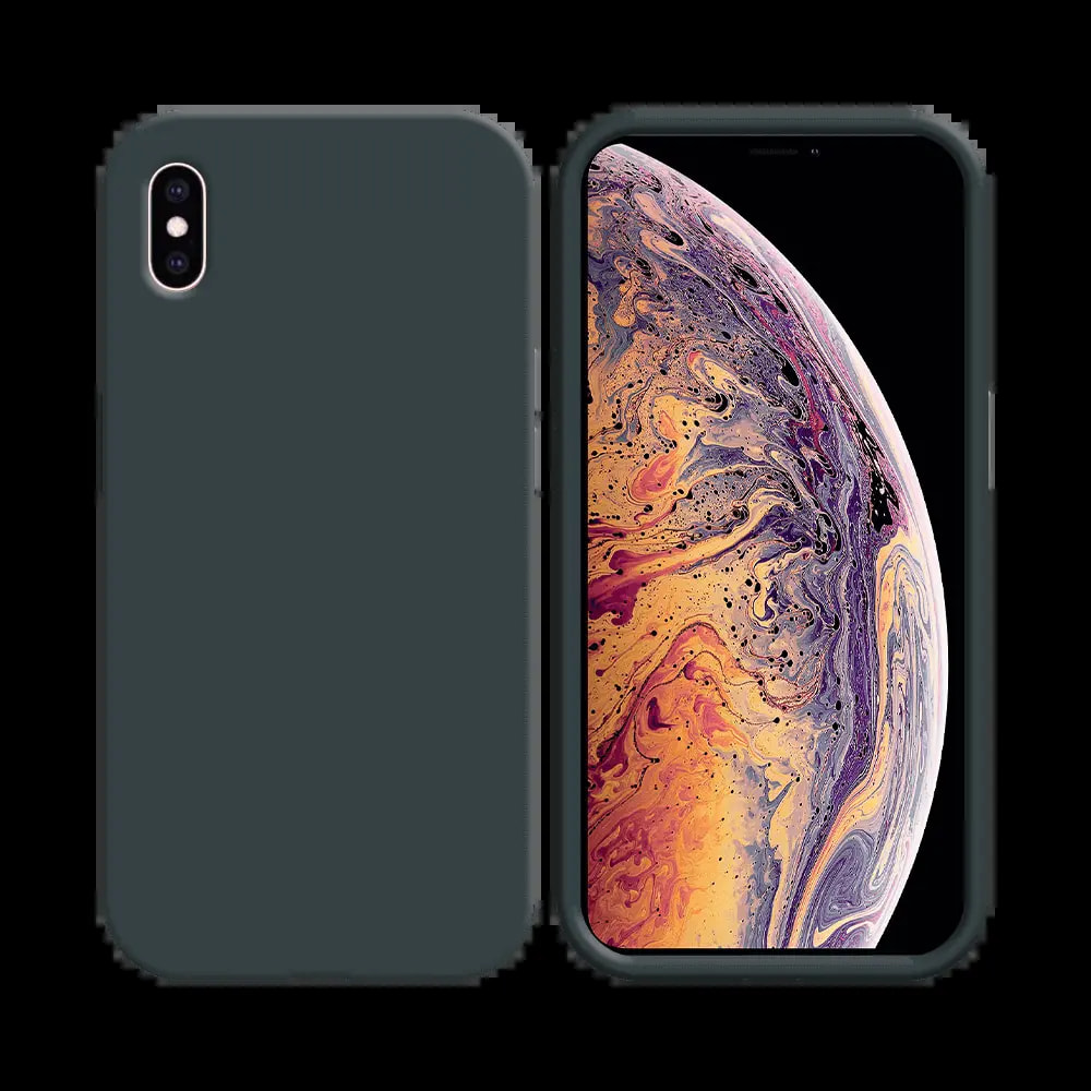 Coque silicone iPhone X / XS - Noir