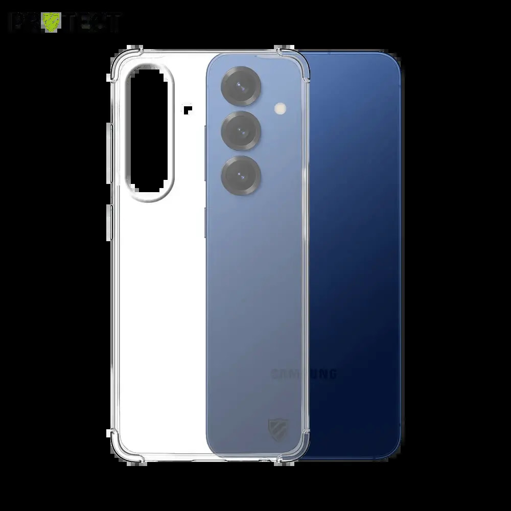 Coque antichoc renforcée transparente Samsung Galaxy S25 - silicone PROTECT
