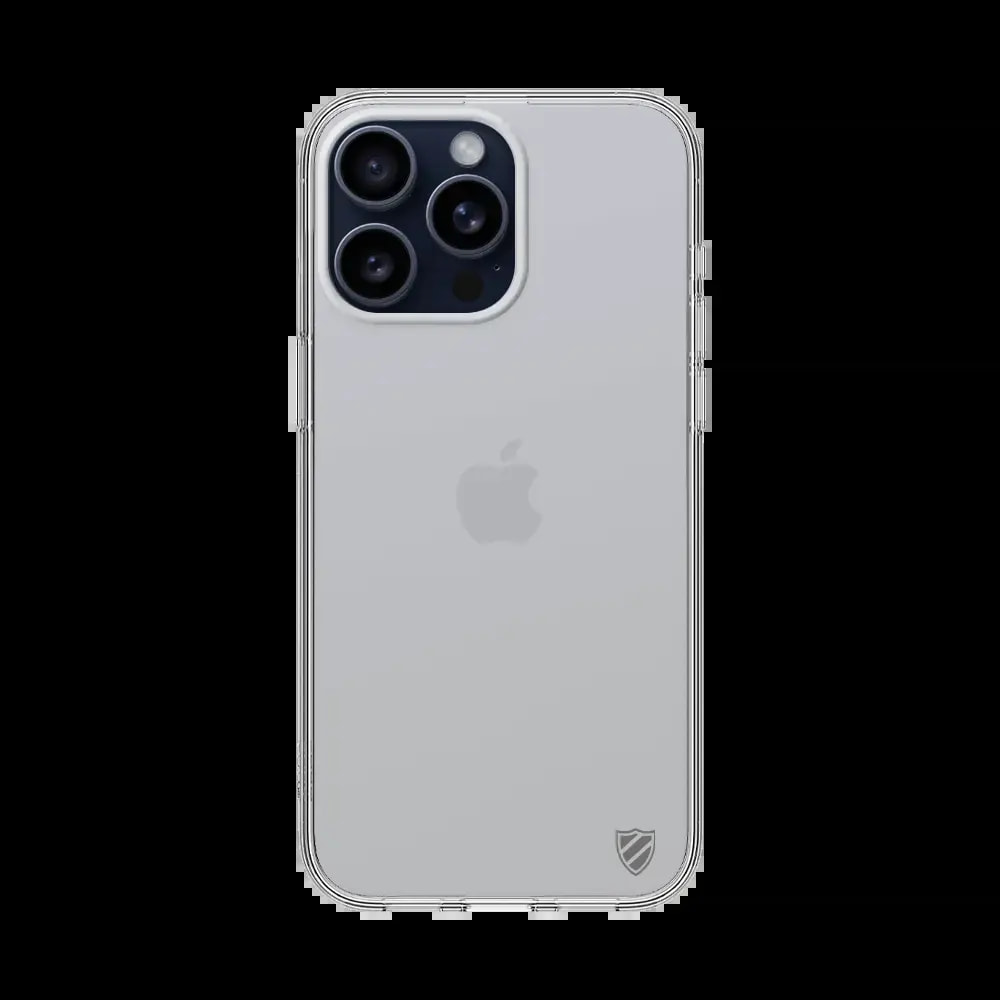 Coque silicone iPhone 15 Pro Max PROTECT - Transparent - Vue 2