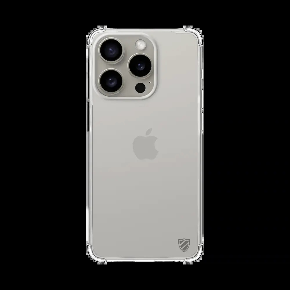 Coque antichoc renforcée transparente  iPhone 15 Pro - silicone PROTECT - Vue 2