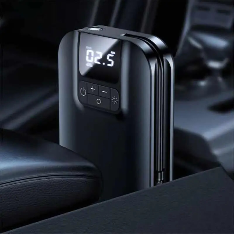Mini pompe électrique Usams 5000mAh 80W - Noir - Vue 3