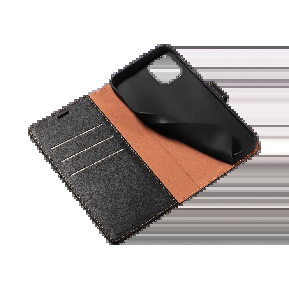 Housse folio anti-RFID iPhone 13 mini – PROTECT IP011 Noir - Vue 4