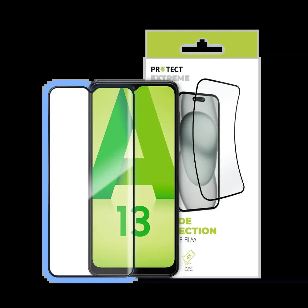 Film de protection extrême Samsung Galaxy A13 4G - PROTECT Transparent - Vue 3