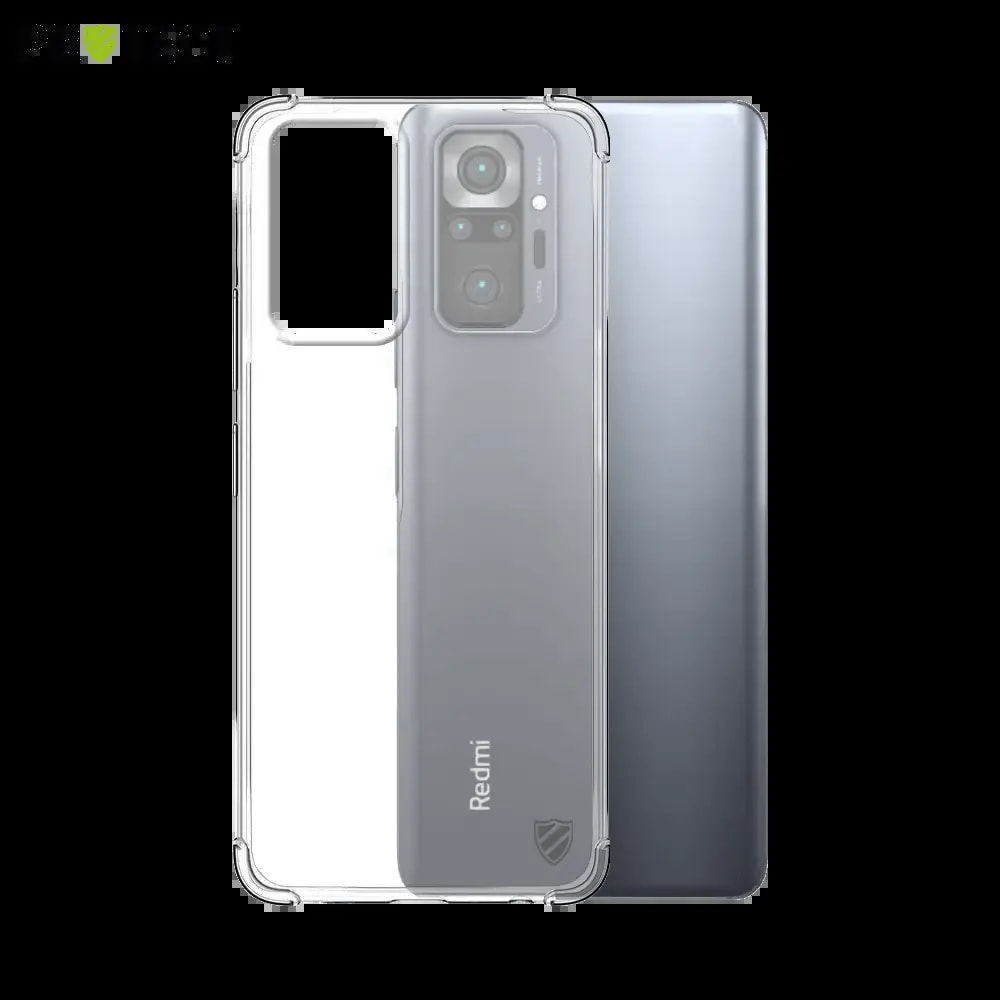 Coque antichoc renforcée transparente – Xiaomi Redmi Note 10 Pro 4G – silicone PROTECT