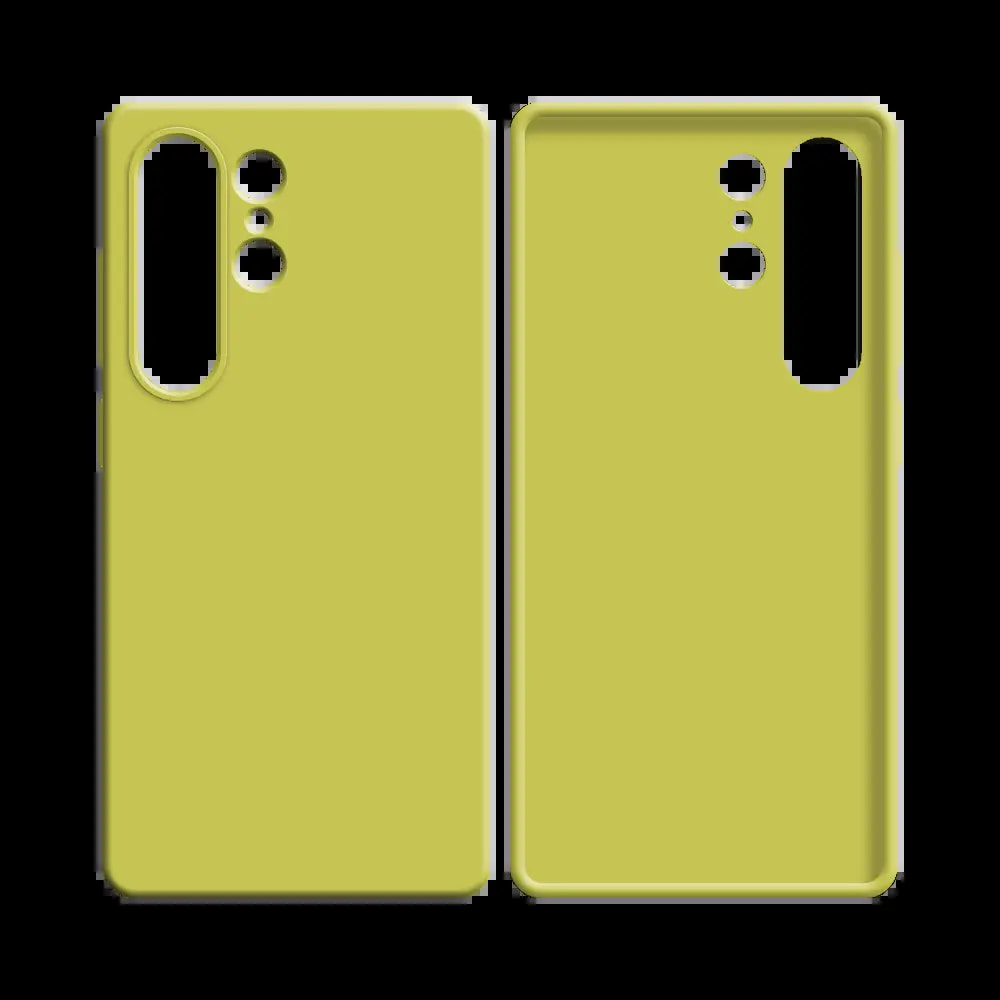 Coque silicone Samsung Galaxy S25 Ultra - Jaune - Vue 2