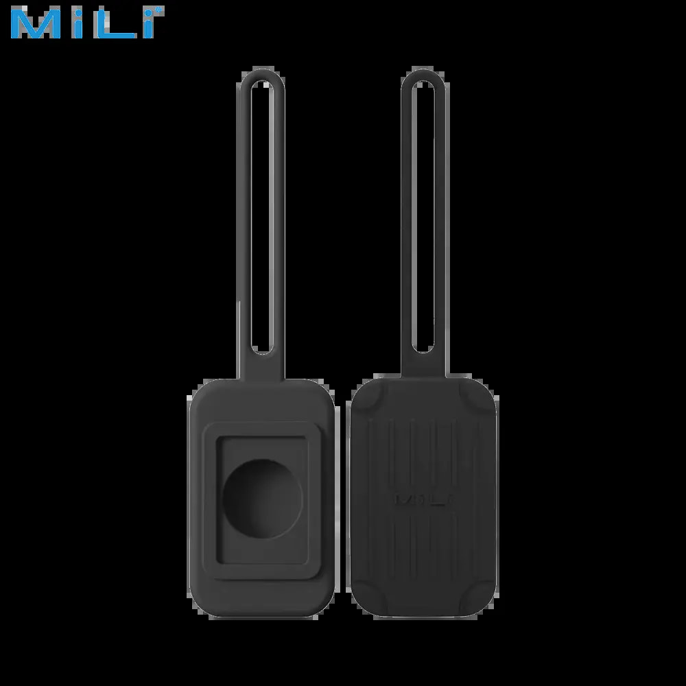 Traceur GPS Bagage MILI MiTag pour Android - étiquette de voyage intégrée Noir
