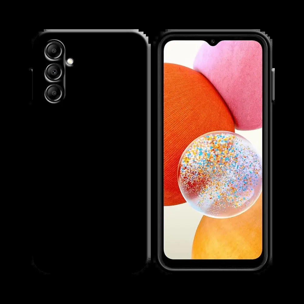 Coque silicone Samsung Galaxy A14 - Noir