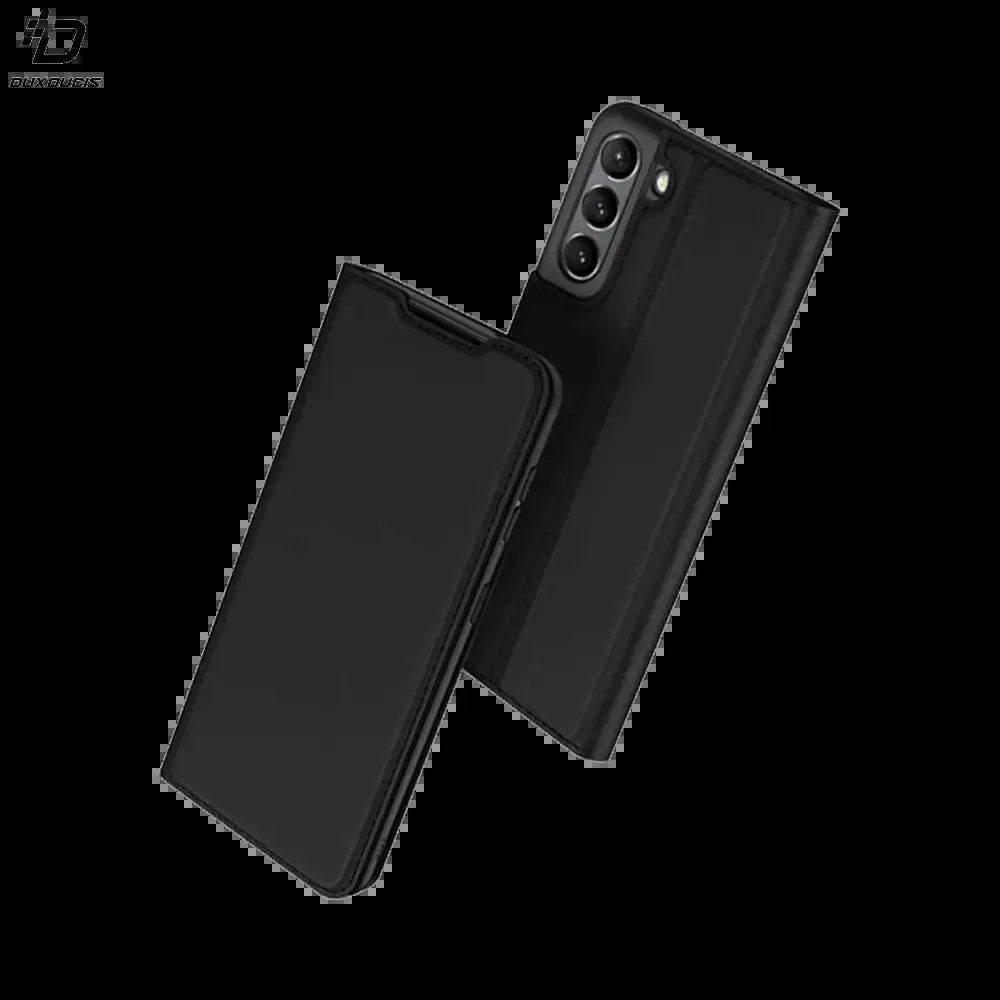 Housse folio Samsung Galaxy S21 FE porte-carte – Dux Ducis Skin Pro Noir