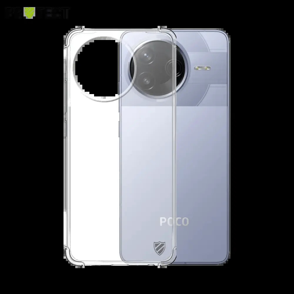 Coque antichoc renforcée transparente – Xiaomi Poco F7 Pro 5G – silicone PROTECT