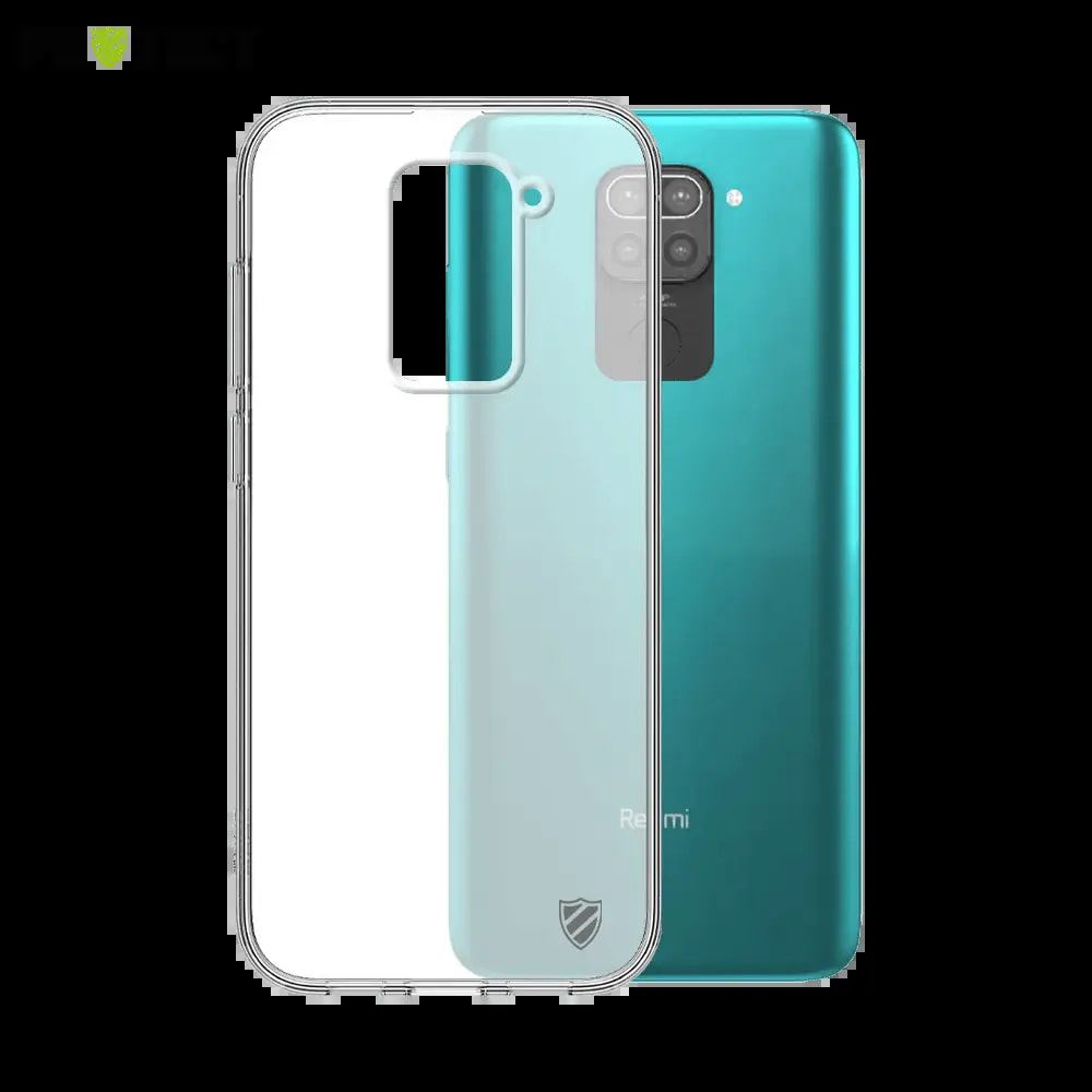 Coque Silicone PROTECT pour Xiaomi Redmi Note 9 Transparent