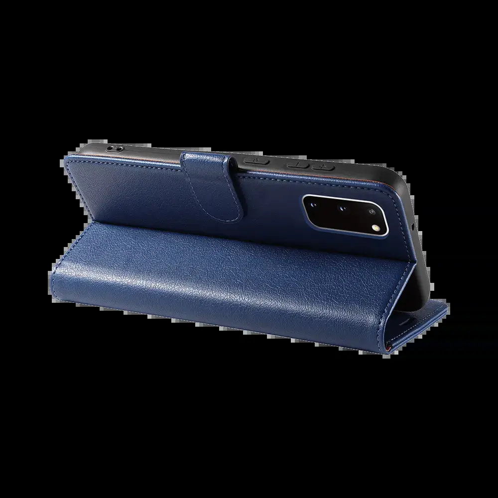 Housse folio anti-RFID Samsung Galaxy S20 FE – PROTECT IP011 Bleu Marine - Vue 2