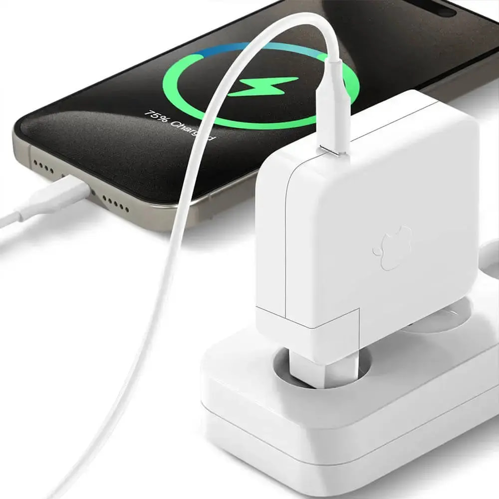 Adaptateur secteur USB-C 140W pour MacBook – Apple Blanc - Vue 3