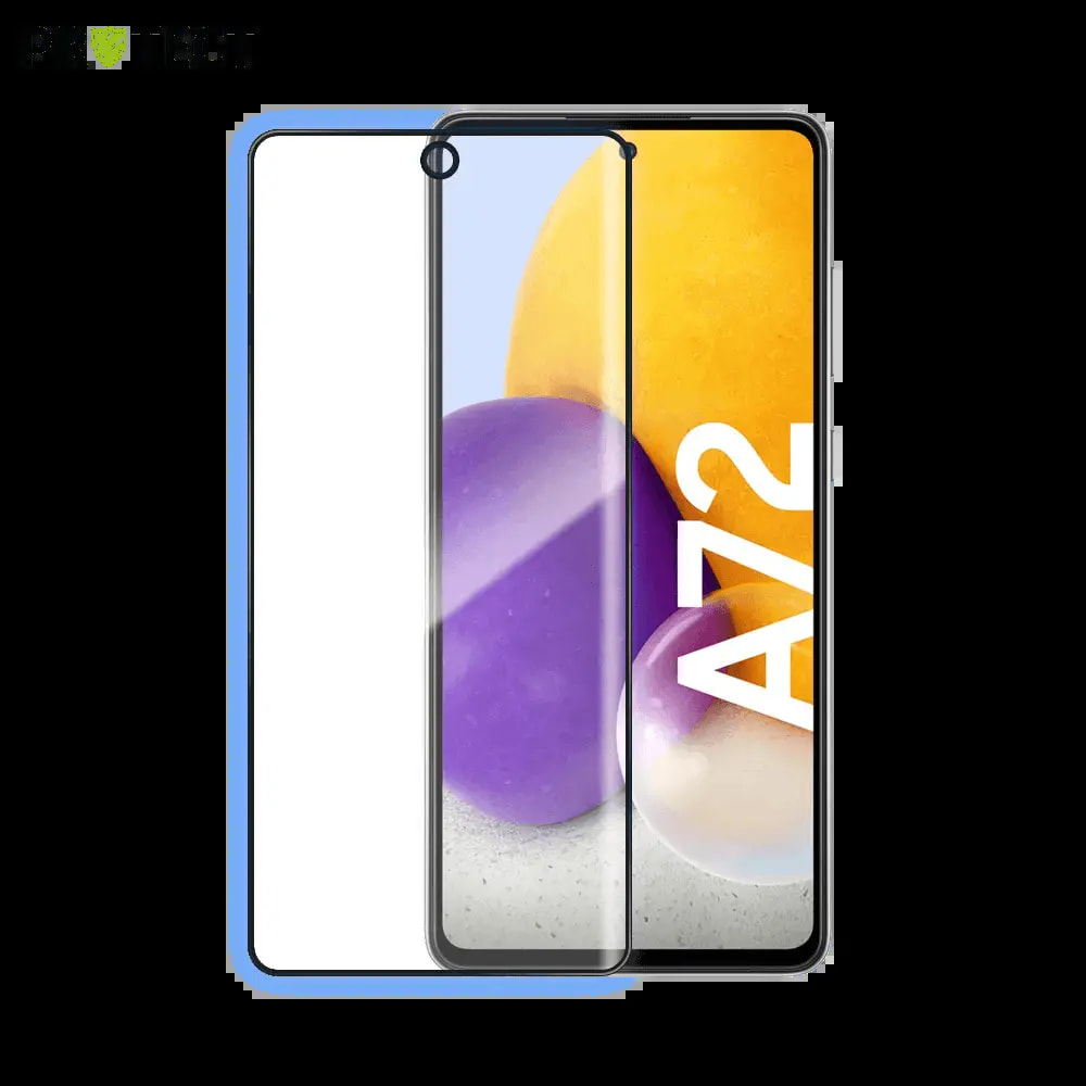 Verre trempé intégral Samsung Galaxy A72 protection écran 9H - PROTECT Noir