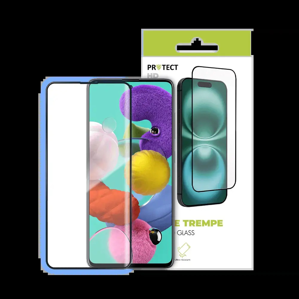 Verre trempé HD Samsung Galaxy A51 5G protection écran 9H - PROTECT Transparent - Vue 3