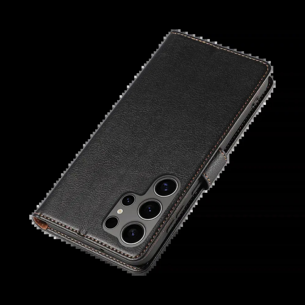 Housse folio anti-RFID Samsung Galaxy S24 Ultra – PROTECT IP011 Noir - Vue 6