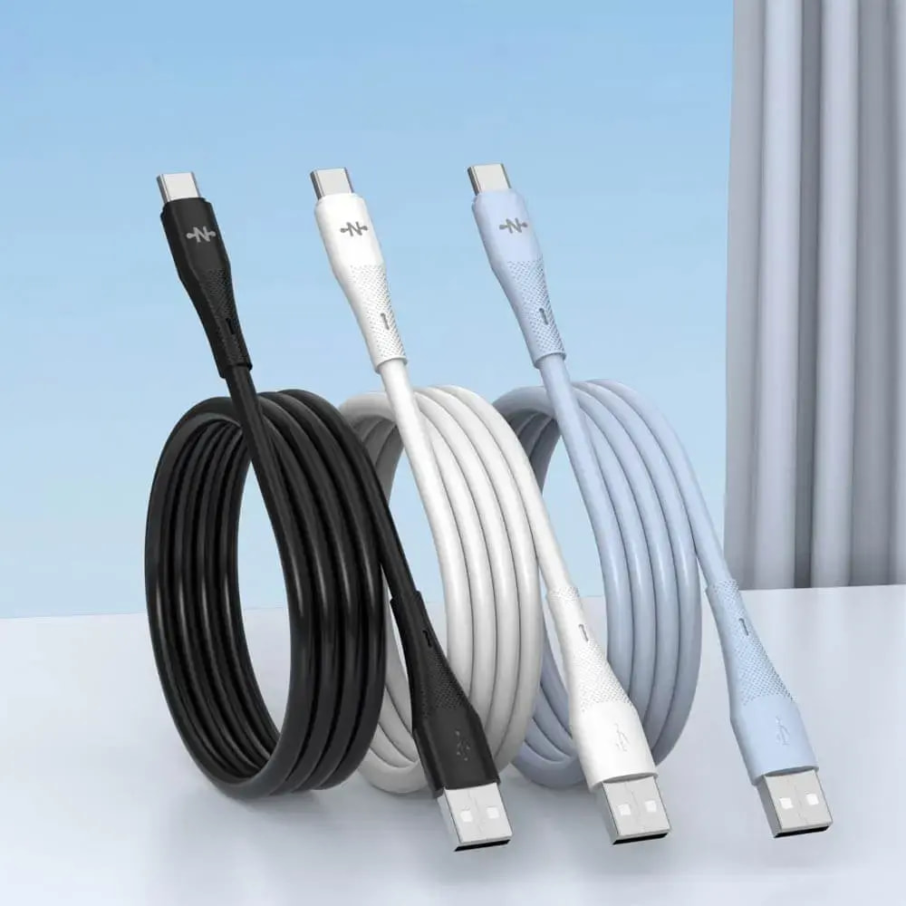 Câble USB vers USB-C 24W 1m - CONNECT Blanc - Vue 2