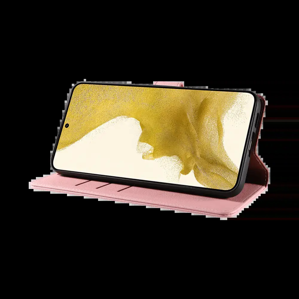 Housse folio anti-RFID Samsung Galaxy S24 FE – PROTECT IP011 Rose - Vue 5