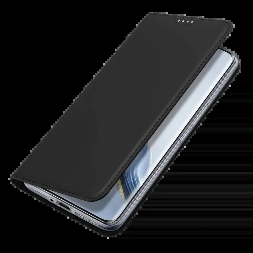 Housse folio Honor Magic 6 Pro porte-carte - Dux Ducis Skin Pro Noir - Vue 3
