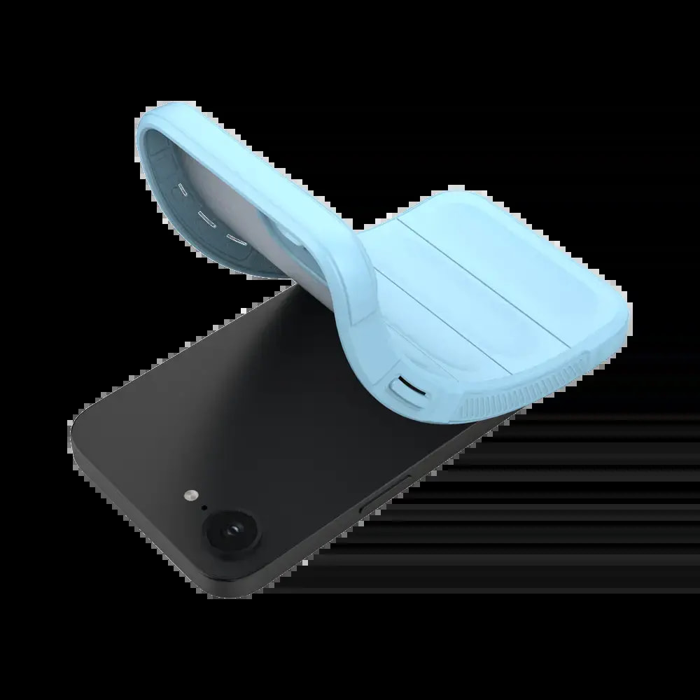 Coque de protection iPhone 16e / iPhone 17e antichoc renforcée - PROTECT IX008 Bleu Clair - Vue 3